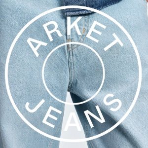 Arket官网 牛仔专场⚡️4日闪促 👖高腰阔腿款松弛感拉满！