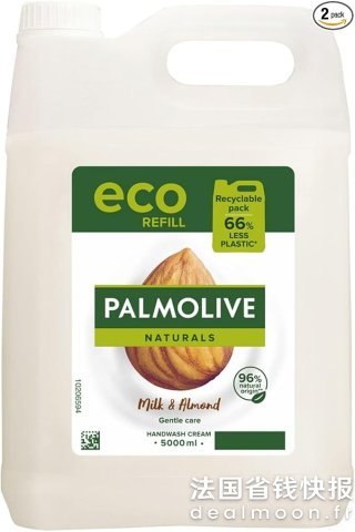 Palmolive杏仁牛奶洗手液 补充装5L