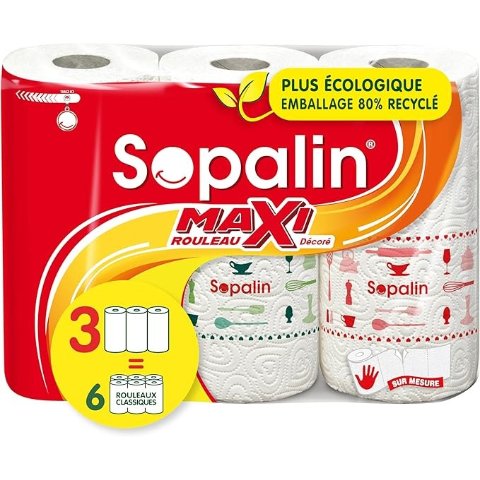 Sopalin 厨房纸(3层厚) 3卷