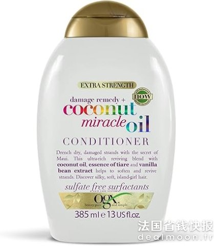 ogx椰子油护发素 385ml