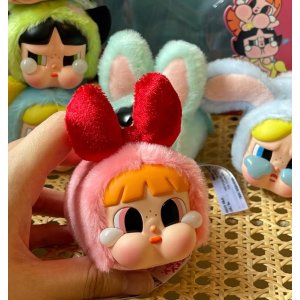 POP MART徐梦洁同款！图@sukiCRYBABY × Powerpuff Girls 联名挂饰