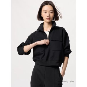 Uniqlo妥妥的Scuba平替！半拉链卫衣