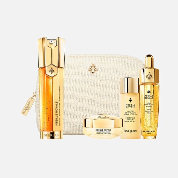 双效精华50ml+复原蜜15ml+日霜15ml+蜂姿水40ml