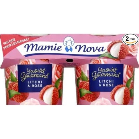 Mamie Nova 荔枝玫瑰酸奶 150gx2罐