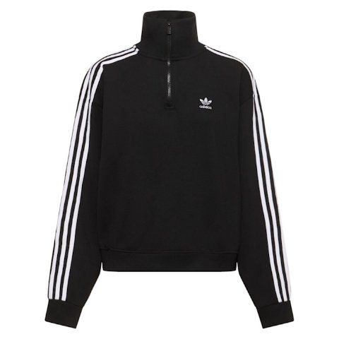 半长拉链开合卫衣