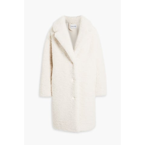 STAND STUDIO白花花的好好看！人造皮草大衣