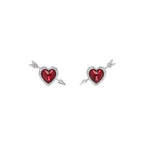 YVMIN 联名 Enamel Heart Arrow 耳钉