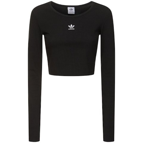 Essentials短款长袖T恤