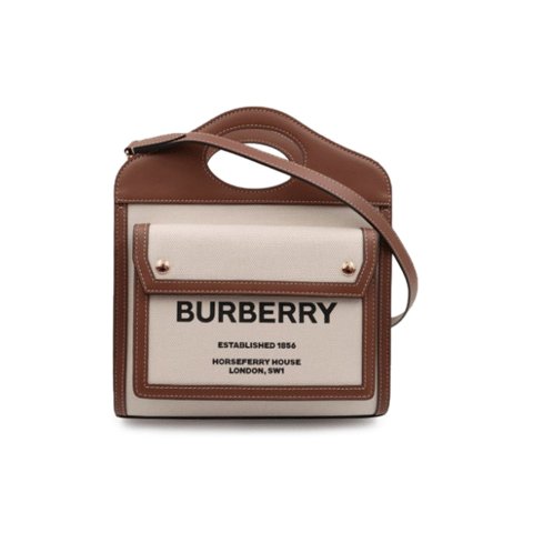 Burberry帆布托特包