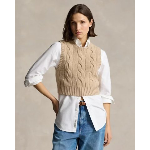 Ralph Lauren羊毛羊绒马甲