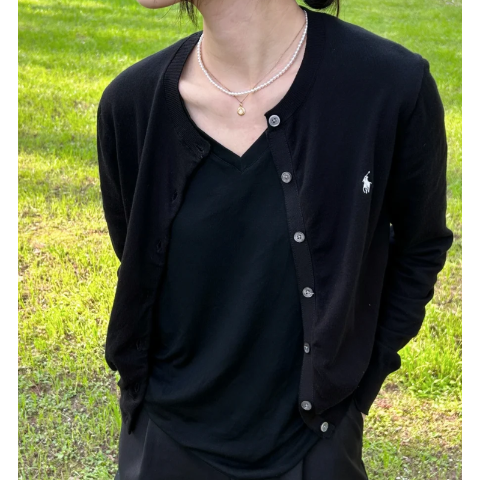 Ralph Lauren随便搭个吊带小裙子都好看卫衣开衫