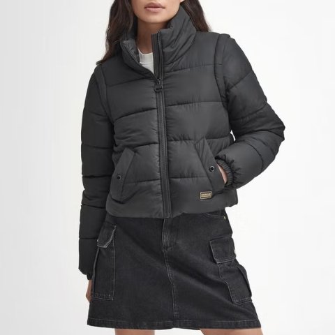 Barbour International袖子可拆卸！还能当马甲面包服