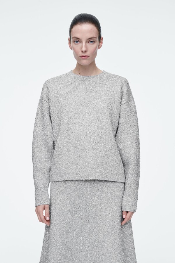 OVERSIZED SPARKLY MERINO WOOL JUMPER