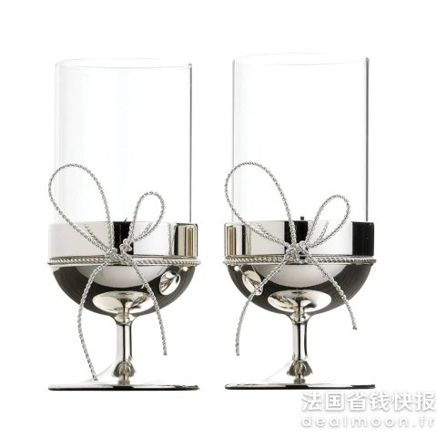 WedgwoodVera Wang 小烛台 2件套