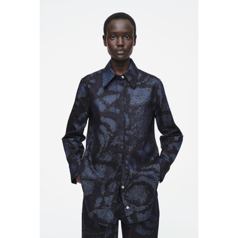 COS封面同款 ~印花衬衫