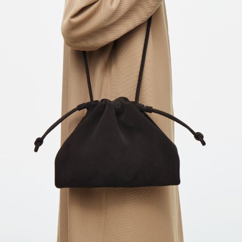 COS麂皮质感贼好！幻视loewe福袋！CAVATELLI 斜挎包