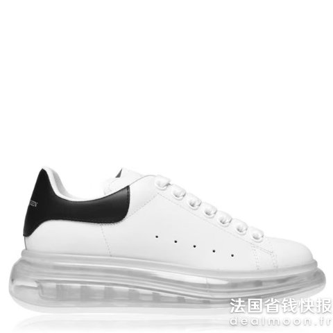 Alexander McQueen气垫底小白鞋