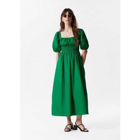 & Other Stories小绿裙超能衬托气质！小绿裙