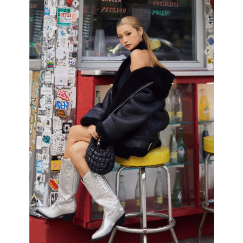 皮质迷你云朵包