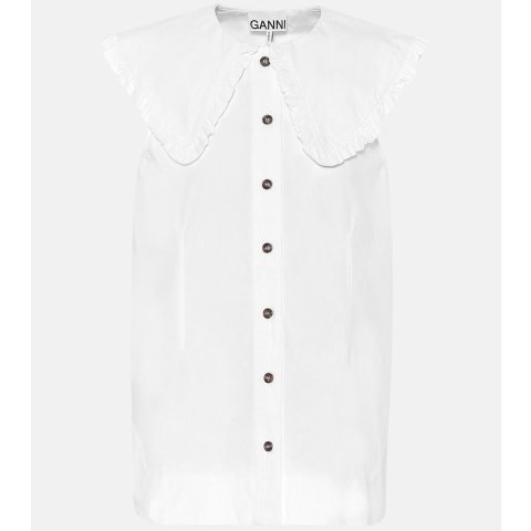 Ganni娃娃领衬衫