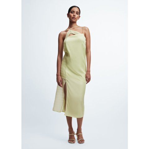 & Other Stories挂脖不对称连衣裙