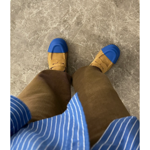 换鞋头乐福鞋