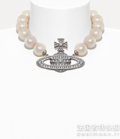 Vivienne Westwood大珍珠土星项链