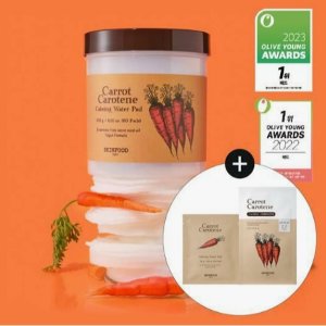 Olive Young 湿敷棉片🍃胡萝卜棉片€18、美迪惠尔100片€22.9