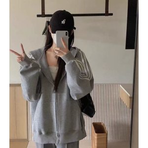 Adidas3道杠卫衣开衫