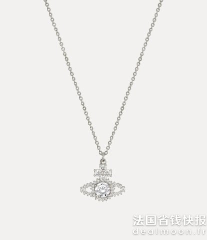 Vivienne Westwood白晶orb项链