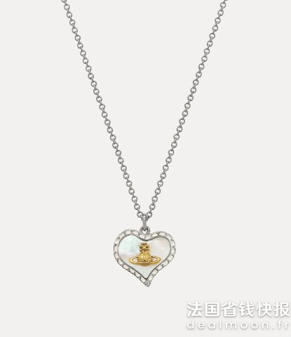 Vivienne Westwood贝母爱心项链