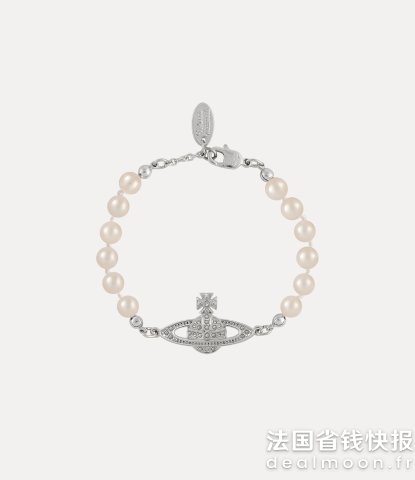Vivienne Westwood珍珠土星手链