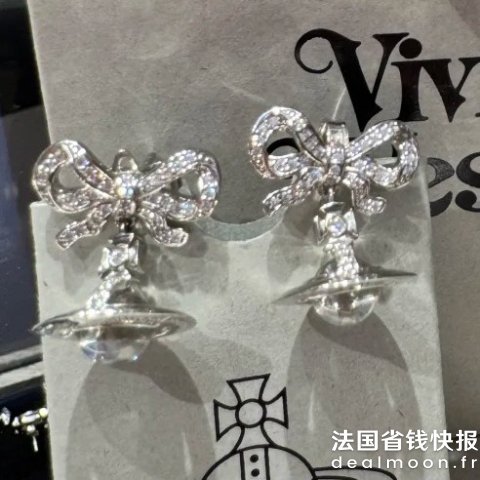 Vivienne WestwoodOctavie 蝴蝶结orb耳钉