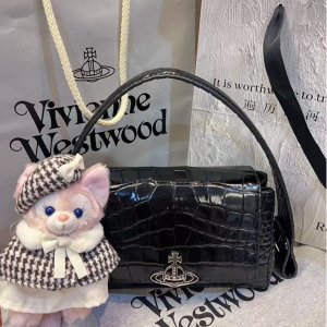 Vivienne Westwood鳄鱼纹的！罕见打折！鳄鱼纹单肩包