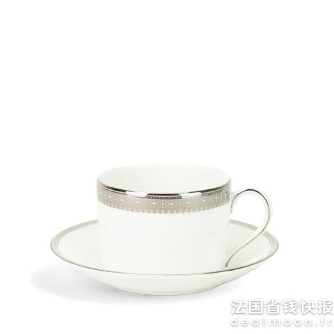 WedgwoodVera Wang 蕾丝茶杯和茶托