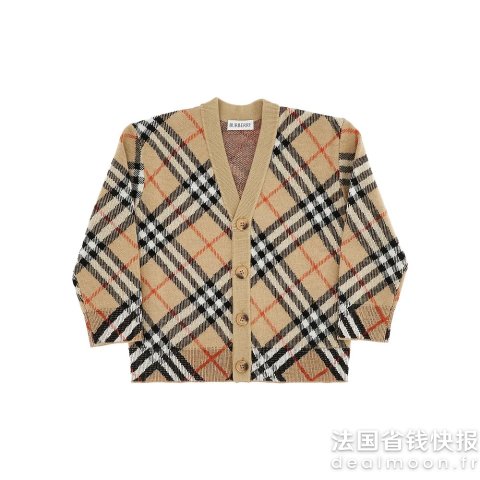 Burberry10Y补货到大童开衫