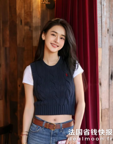 Ralph Lauren不同色针织背心