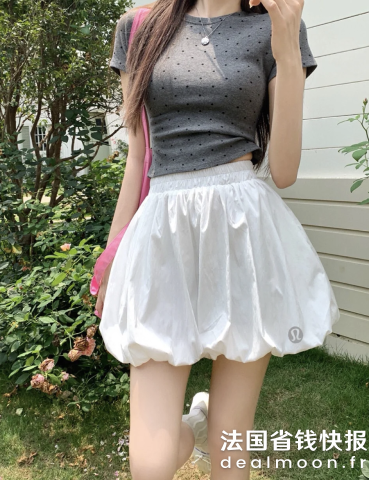 Lululemon白色也太好看了吧@七里香很香花苞裙