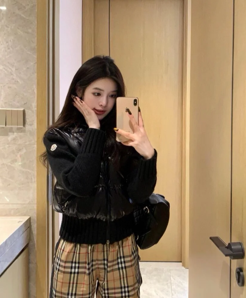 MONCLER 拼接羽绒开衫