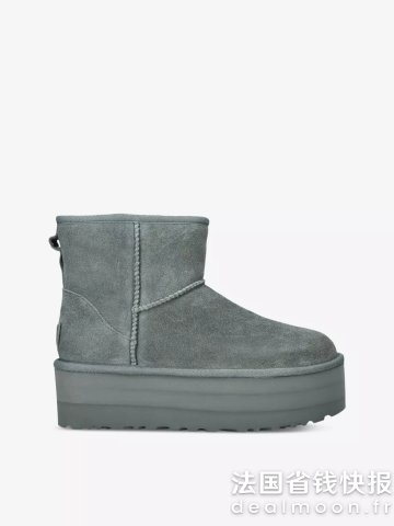 UGGClassic Mini 皮质短靴