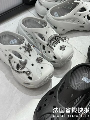 Crocs刘雨昕同款Caged 珊瑚洞洞鞋