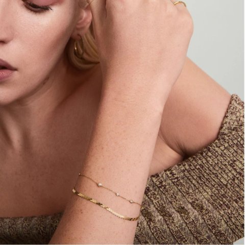 Mejuri生日石手链