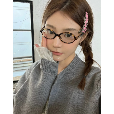 miumiu 椭圆形镜框眼镜