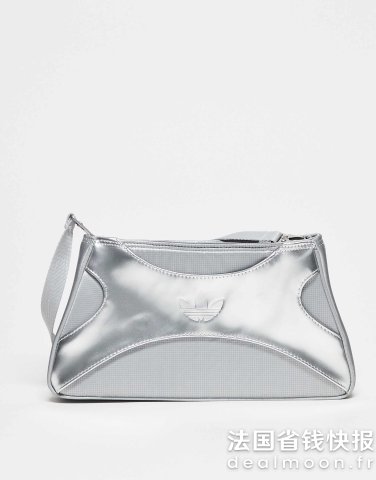 ASOSadidas Originals 银色单肩包