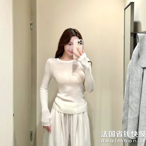 COS@its胖虎的穿搭日记圆领美丽诺羊毛上衣