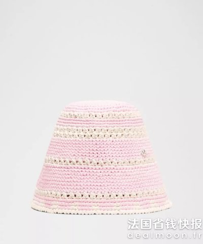 Lululemon钩织渔夫帽 棉质