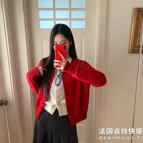 & Other Stories红色好显白！！开衫