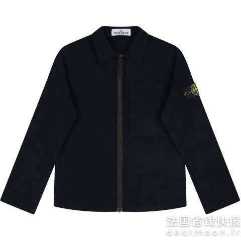 Stone Island儿童帆布衬衫
