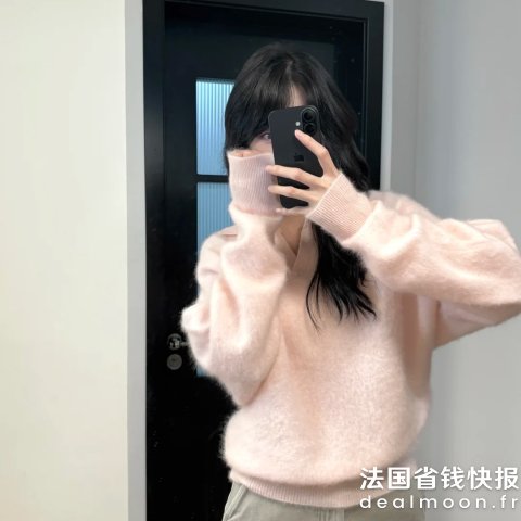 COS@Suansuan酸酸 L捡漏Brushed-Cashmere 衫羊毛Polo衫