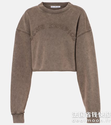 Acne StudiosLogo 短款棉质卫衣